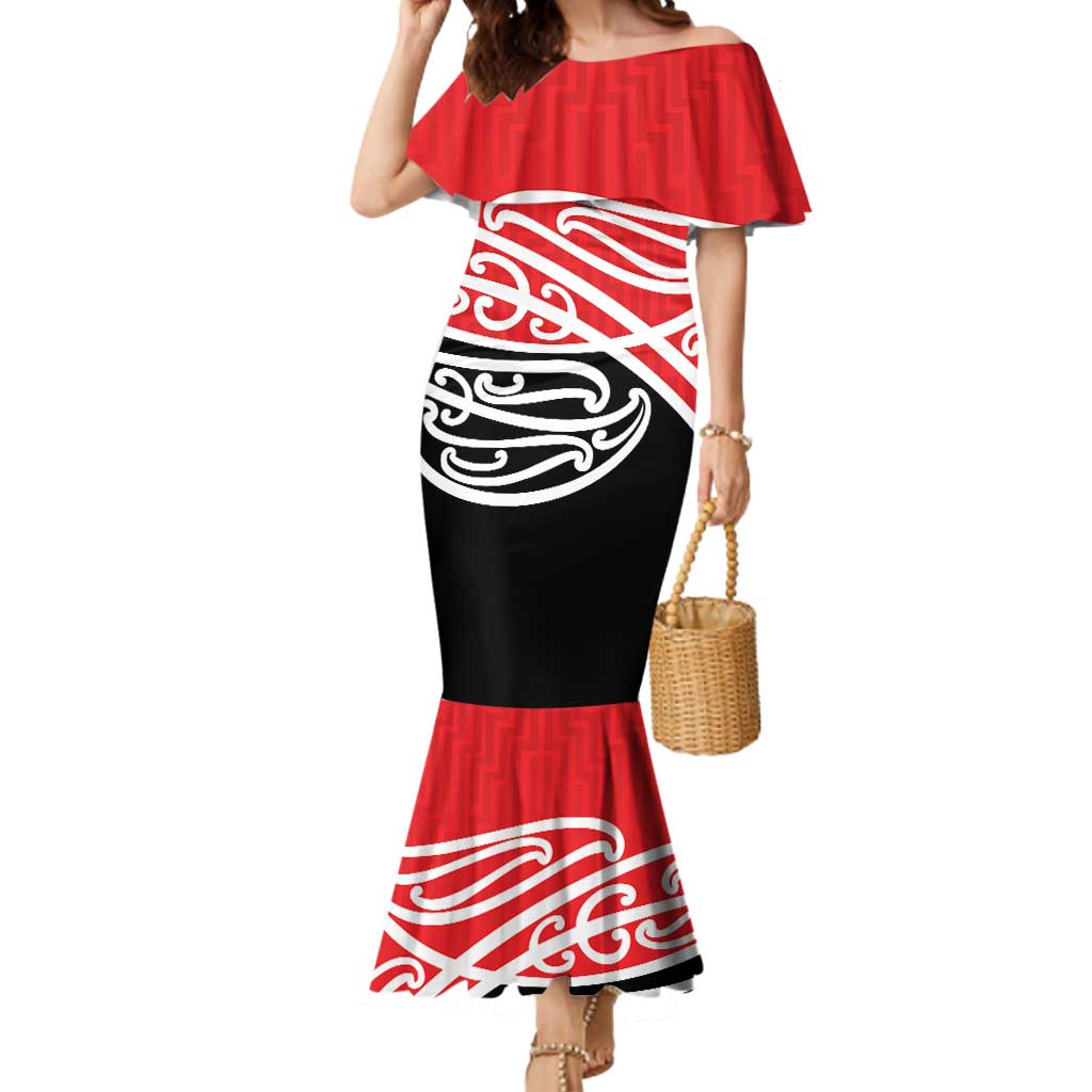 All Red New Zealand Kowhai Ngutukak Mermaid Dress - Aussie Hoodie