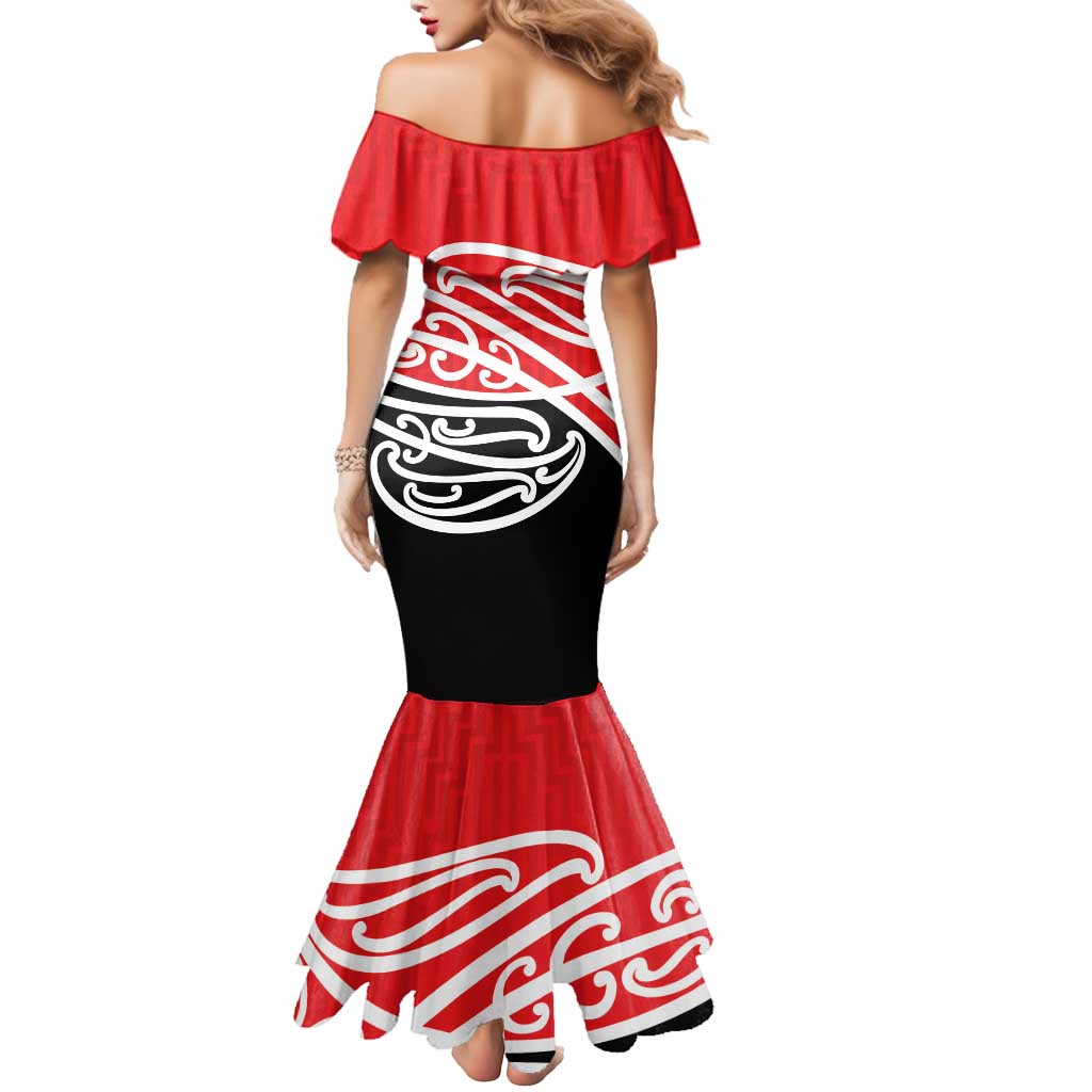 All Red New Zealand Kowhai Ngutukak Mermaid Dress - Aussie Hoodie