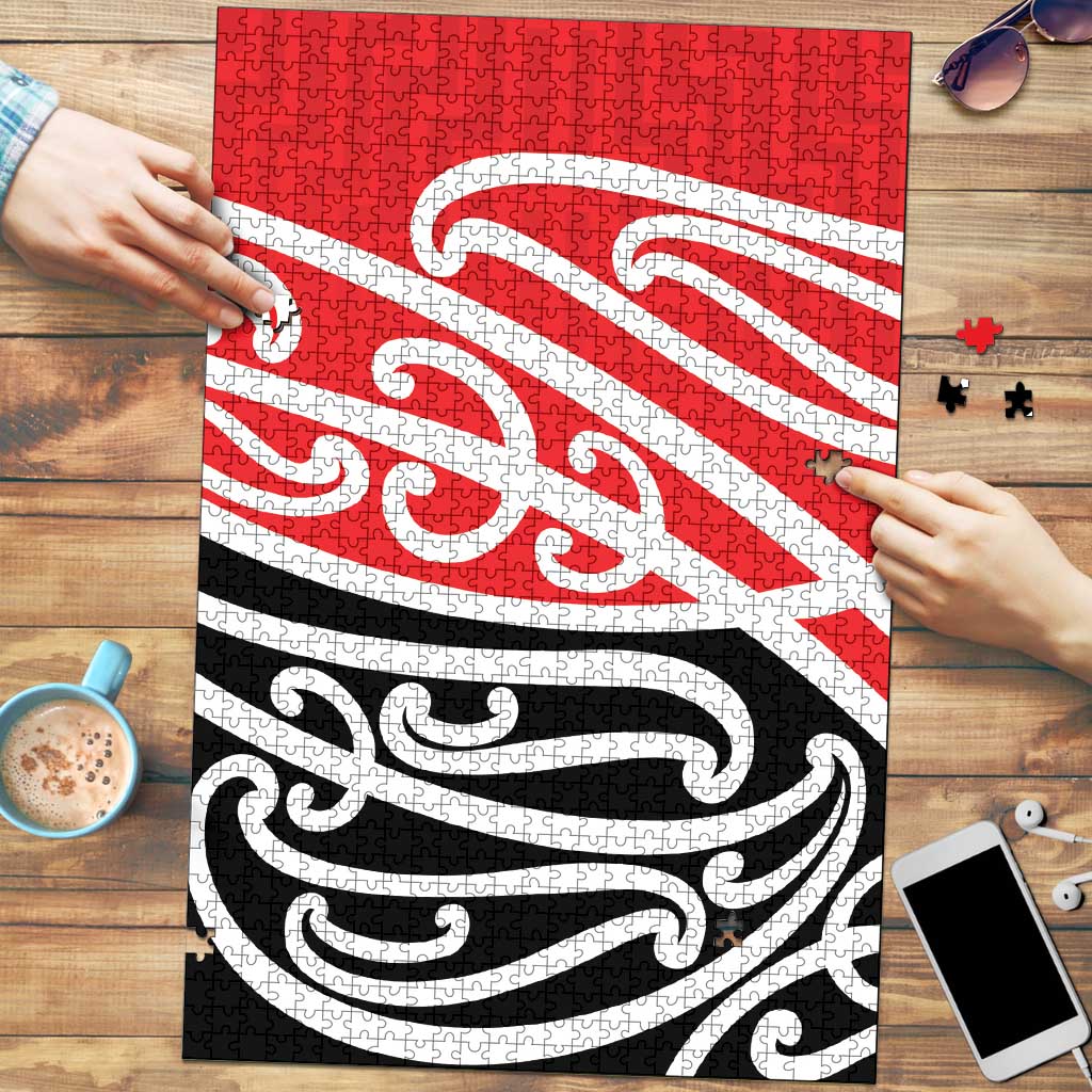 All Red New Zealand Kowhai Ngutukak Puzzle - Aussie Hoodie