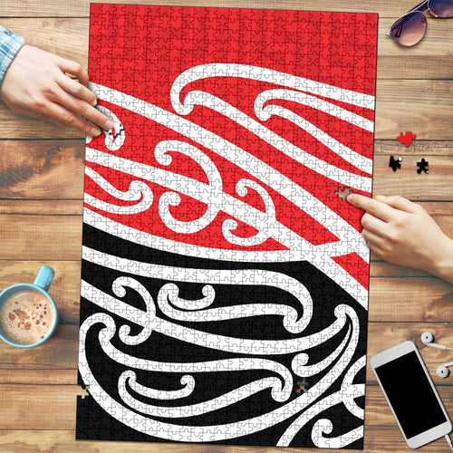 All Red New Zealand Kowhai Ngutukak Puzzle - Aussie Hoodie