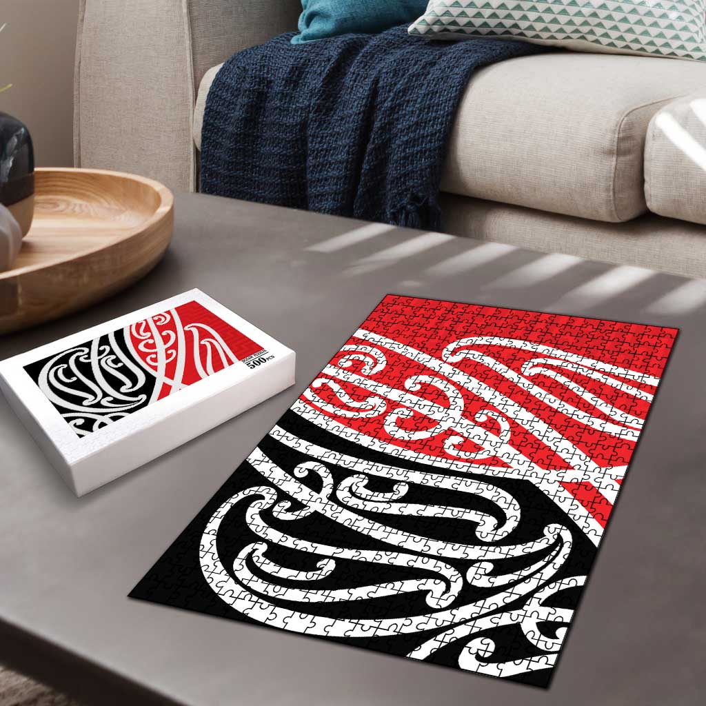 All Red New Zealand Kowhai Ngutukak Puzzle - Aussie Hoodie
