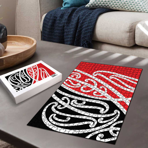 All Red New Zealand Kowhai Ngutukak Puzzle - Aussie Hoodie