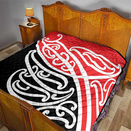 All Red New Zealand Kowhai Ngutukak Quilt - Aussie Hoodie
