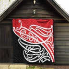 All Red New Zealand Kowhai Ngutukak Quilt - Aussie Hoodie