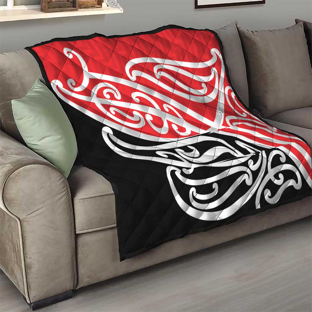 All Red New Zealand Kowhai Ngutukak Quilt - Aussie Hoodie
