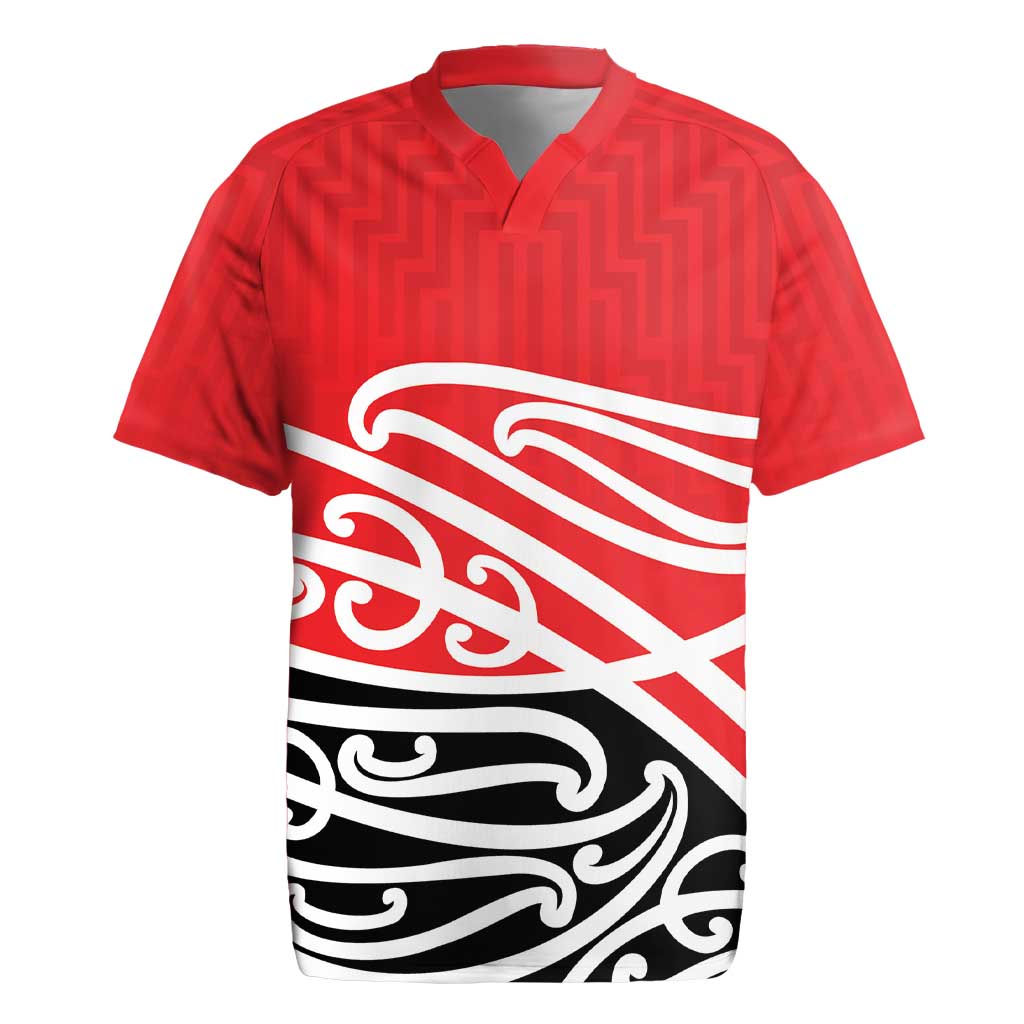 All Red New Zealand Kowhai Ngutukak Rugby Jersey - Aussie Hoodie