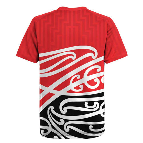 All Red New Zealand Kowhai Ngutukak Rugby Jersey - Aussie Hoodie