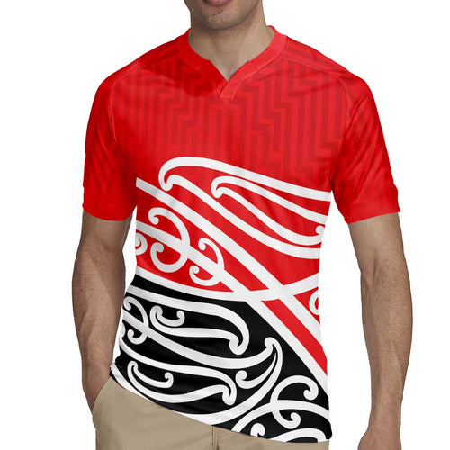 All Red New Zealand Kowhai Ngutukak Rugby Jersey - Aussie Hoodie