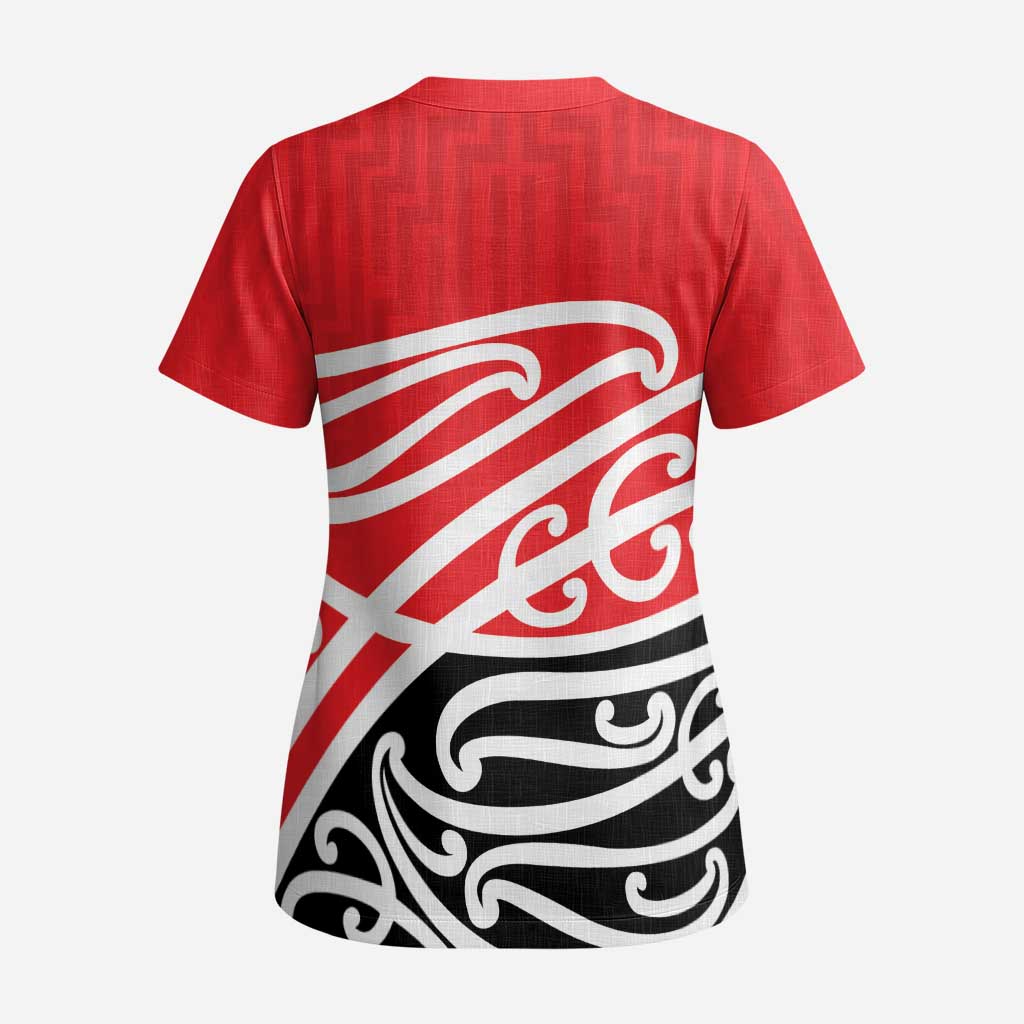 All Red New Zealand Kowhai Ngutukak Scrub Top - Aussie Hoodie