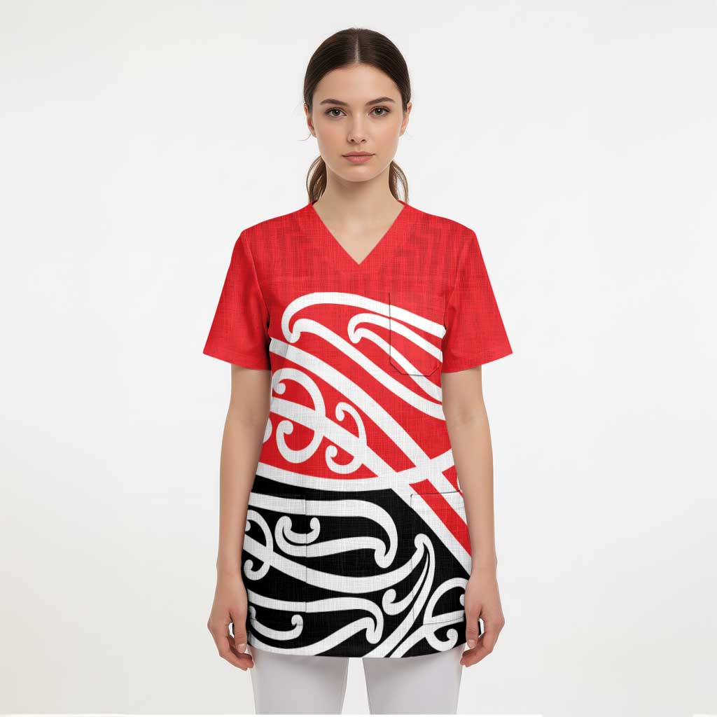 All Red New Zealand Kowhai Ngutukak Scrub Top - Aussie Hoodie
