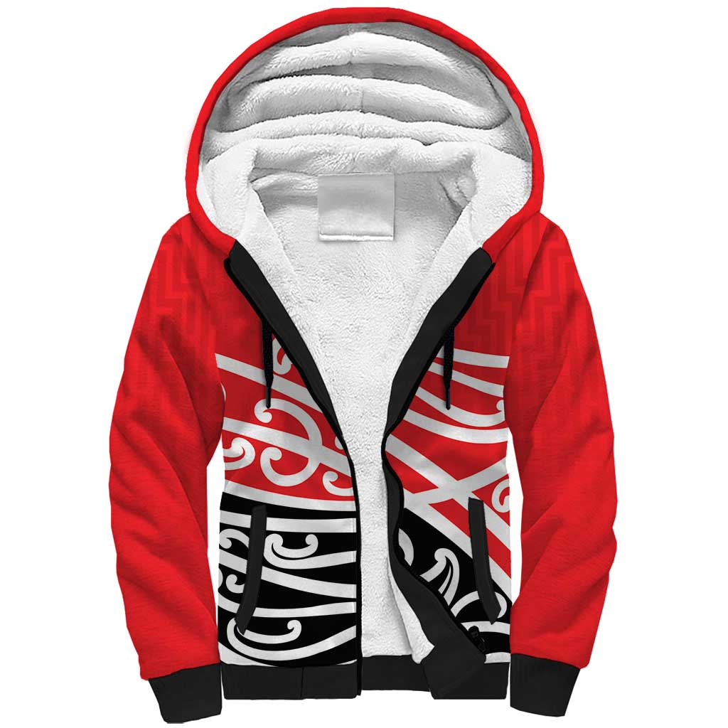All Red New Zealand Kowhai Ngutukak Sherpa Hoodie - Aussie Hoodie
