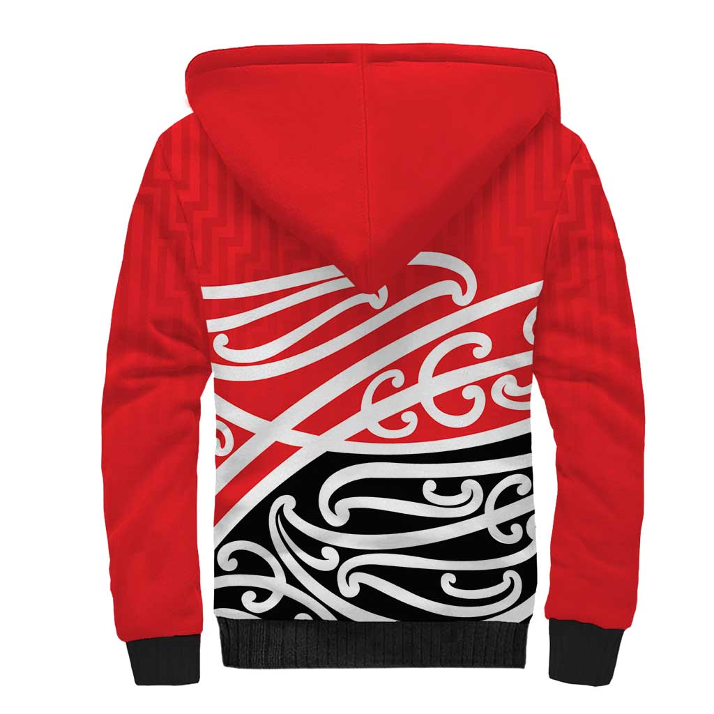All Red New Zealand Kowhai Ngutukak Sherpa Hoodie - Aussie Hoodie