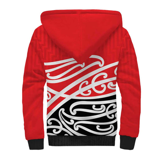All Red New Zealand Kowhai Ngutukak Sherpa Hoodie - Aussie Hoodie