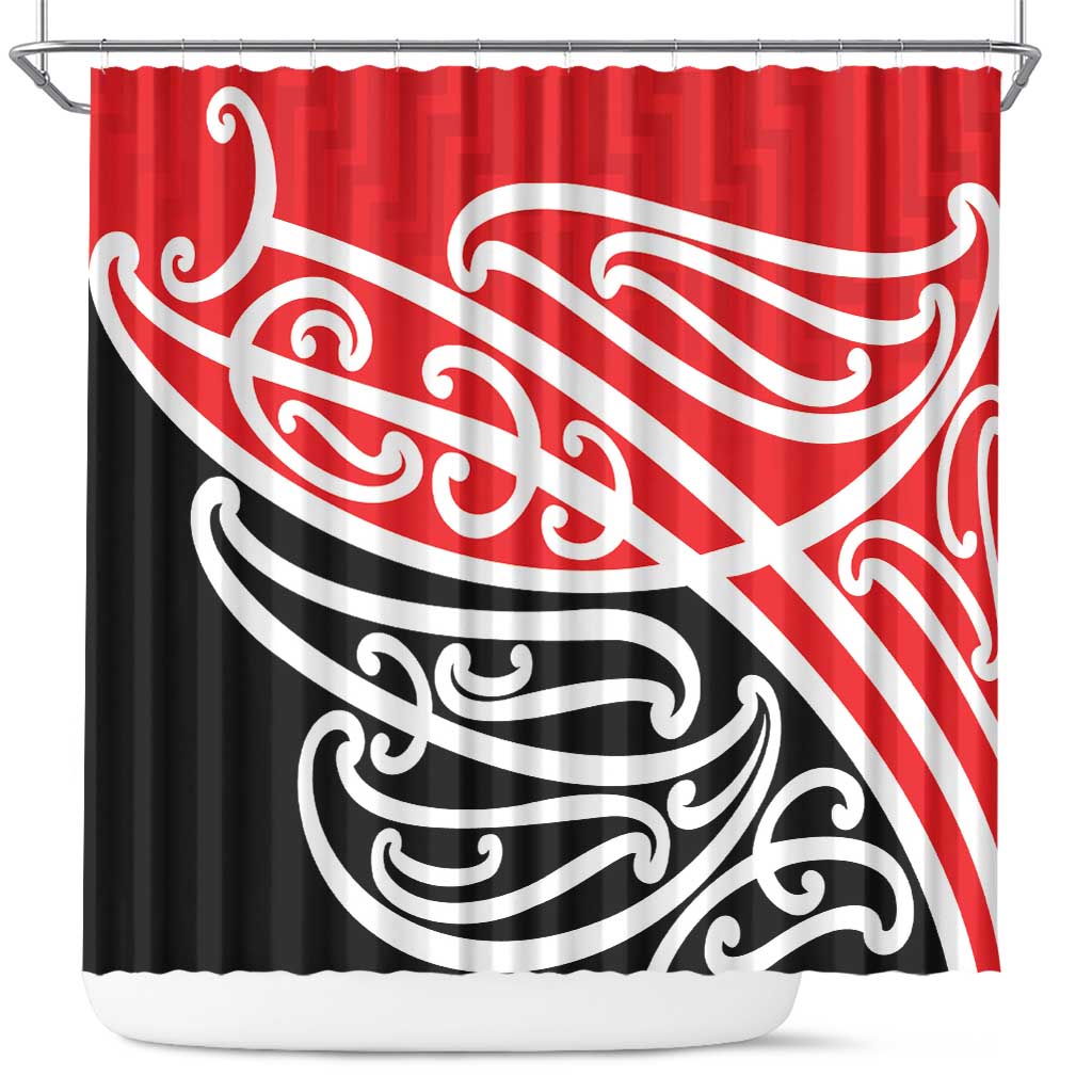 All Red New Zealand Kowhai Ngutukak Shower Curtain - Aussie Hoodie