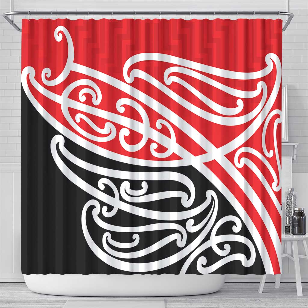 All Red New Zealand Kowhai Ngutukak Shower Curtain - Aussie Hoodie