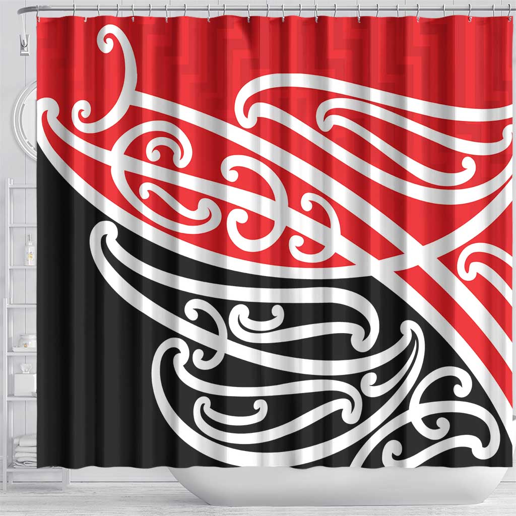 All Red New Zealand Kowhai Ngutukak Shower Curtain - Aussie Hoodie