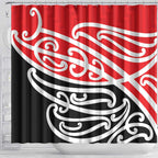 All Red New Zealand Kowhai Ngutukak Shower Curtain - Aussie Hoodie