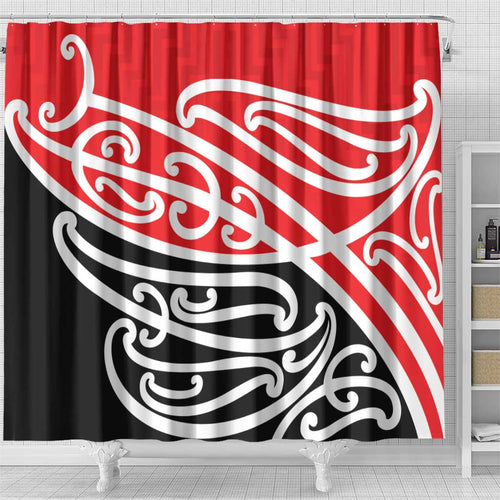 All Red New Zealand Kowhai Ngutukak Shower Curtain - Aussie Hoodie