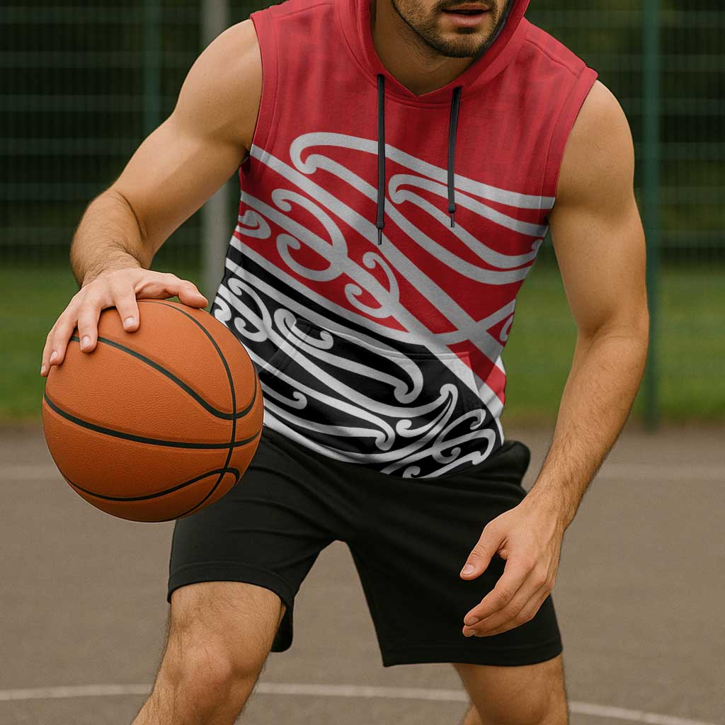All Red New Zealand Kowhai Ngutukak Sleeveless Hoodie - Aussie Hoodie