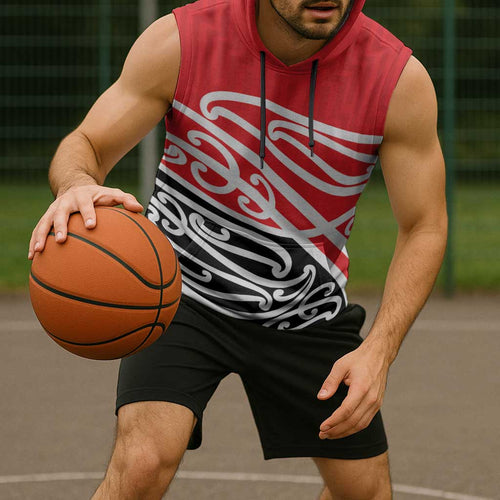 All Red New Zealand Kowhai Ngutukak Sleeveless Hoodie - Aussie Hoodie
