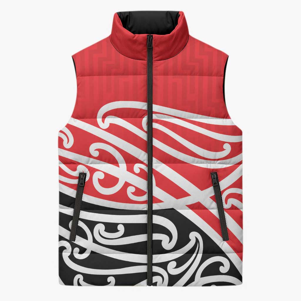 All Red New Zealand Kowhai Ngutukak Sleeveless Puffer Jacket - Aussie Hoodie