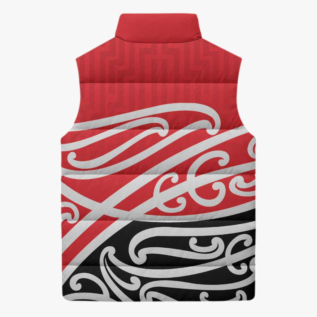 All Red New Zealand Kowhai Ngutukak Sleeveless Puffer Jacket - Aussie Hoodie