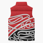 All Red New Zealand Kowhai Ngutukak Sleeveless Puffer Jacket - Aussie Hoodie