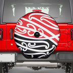 All Red New Zealand Kowhai Ngutukak Spare Tire Cover - Aussie Hoodie