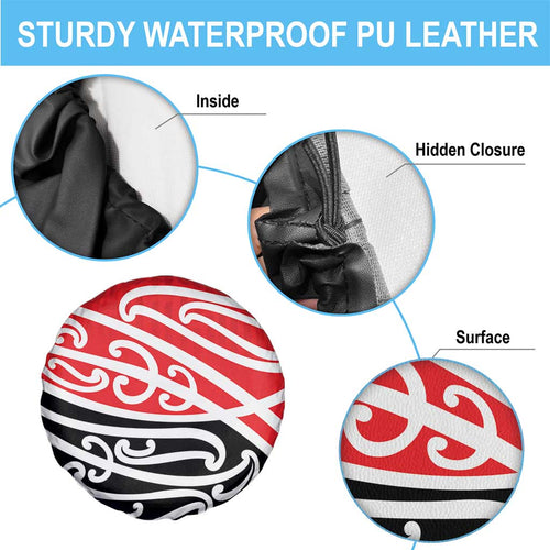 All Red New Zealand Kowhai Ngutukak Spare Tire Cover - Aussie Hoodie