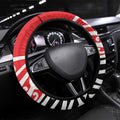 All Red New Zealand Kowhai Ngutukak Steering Wheel Cover - Aussie Hoodie