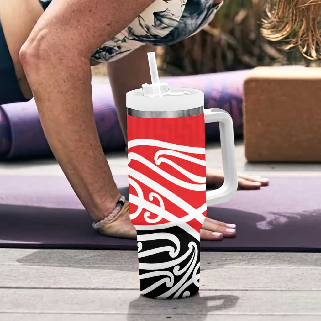 All Red New Zealand Kowhai Ngutukak Tumbler With Handle - Aussie Hoodie