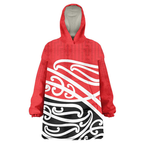 All Red New Zealand Kowhai Ngutukak Wearable Blanket Hoodie - Aussie Hoodie