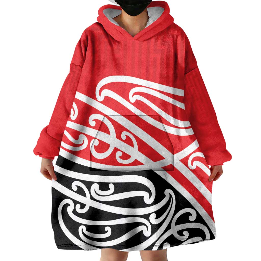 All Red New Zealand Kowhai Ngutukak Wearable Blanket Hoodie - Aussie Hoodie
