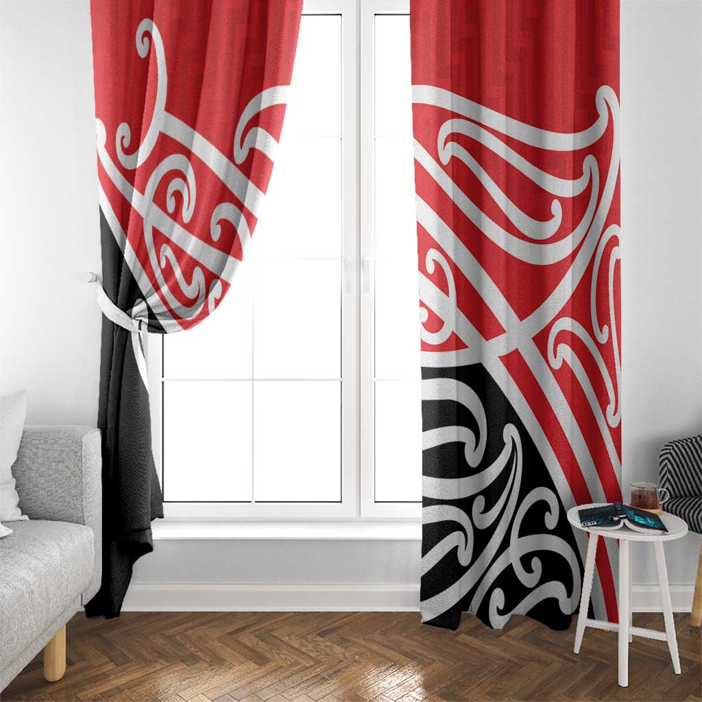All Red New Zealand Kowhai Ngutukak Window Curtain - Aussie Hoodie