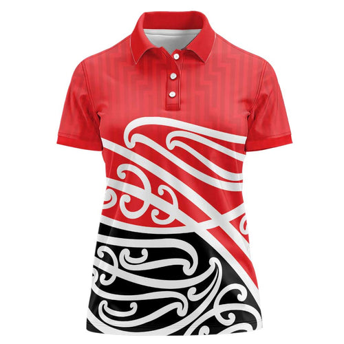 All Red New Zealand Kowhai Ngutukak Women Polo Shirt - Aussie Hoodie