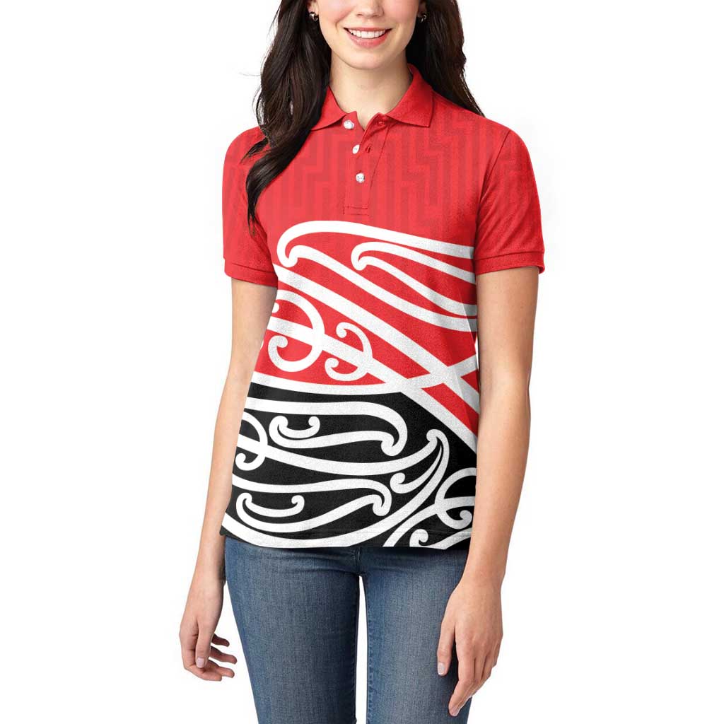 All Red New Zealand Kowhai Ngutukak Women Polo Shirt - Aussie Hoodie