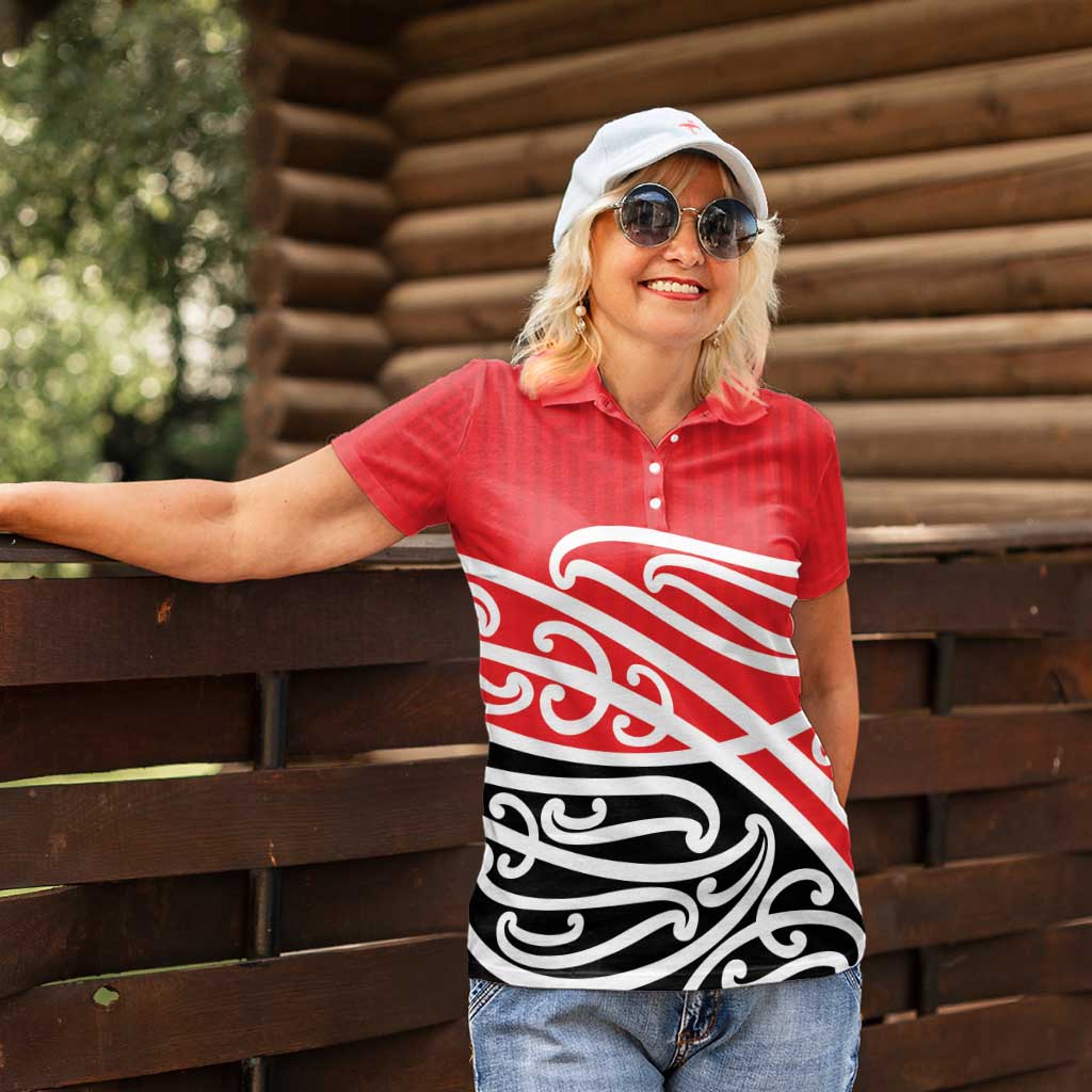 All Red New Zealand Kowhai Ngutukak Women Polo Shirt - Aussie Hoodie