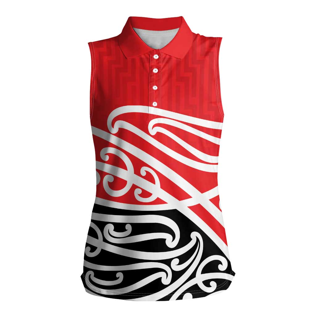 All Red New Zealand Kowhai Ngutukak Women Sleeveless Polo Shirt - Aussie Hoodie