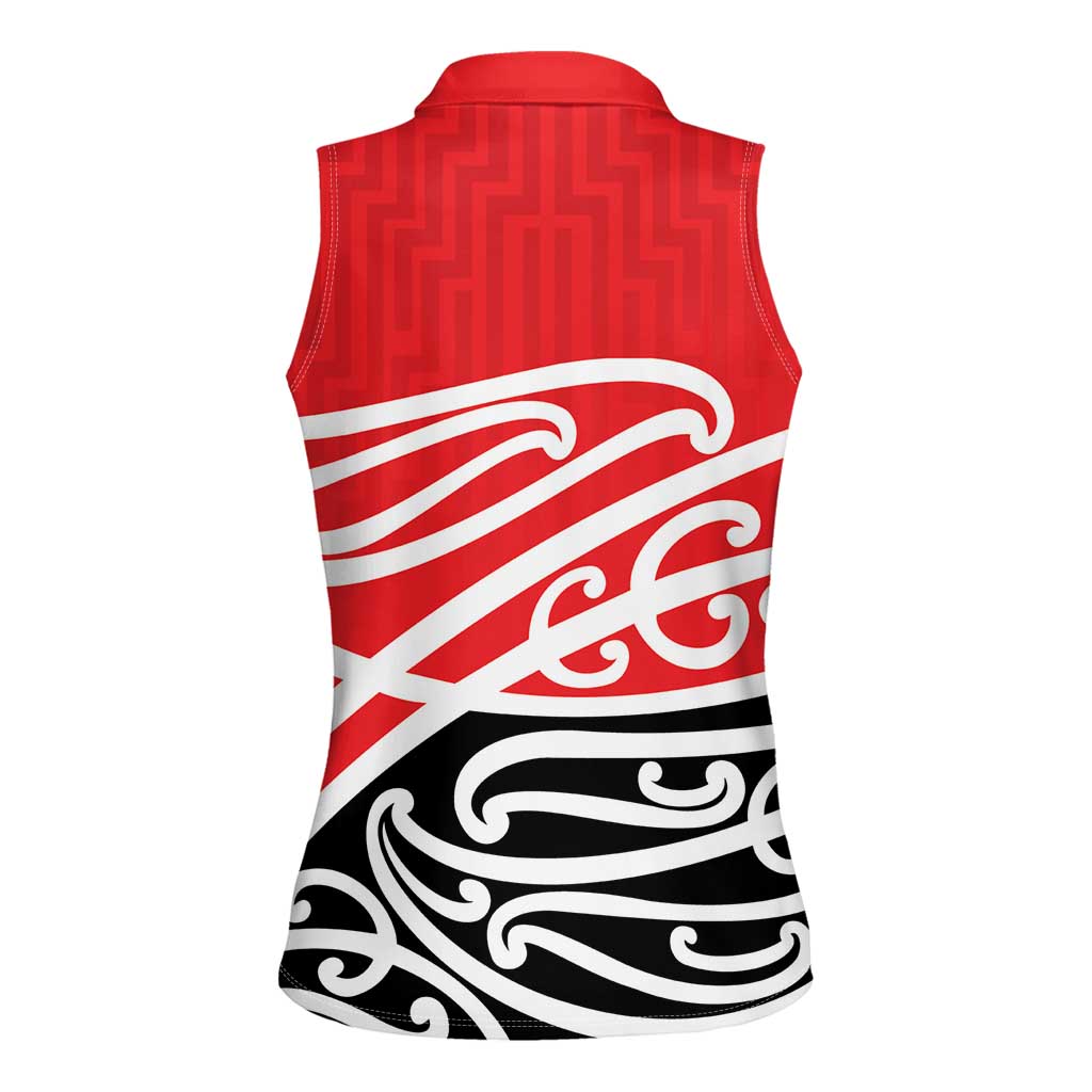All Red New Zealand Kowhai Ngutukak Women Sleeveless Polo Shirt - Aussie Hoodie