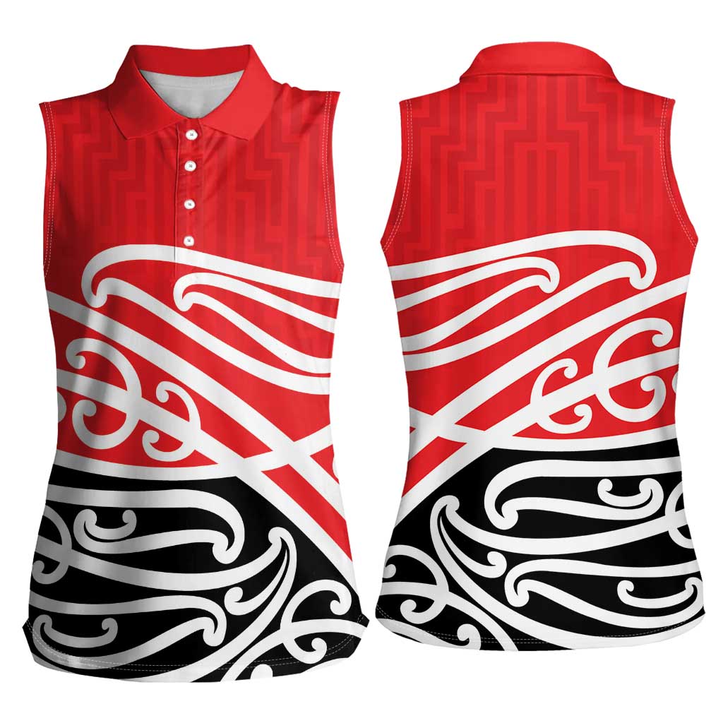 All Red New Zealand Kowhai Ngutukak Women Sleeveless Polo Shirt - Aussie Hoodie
