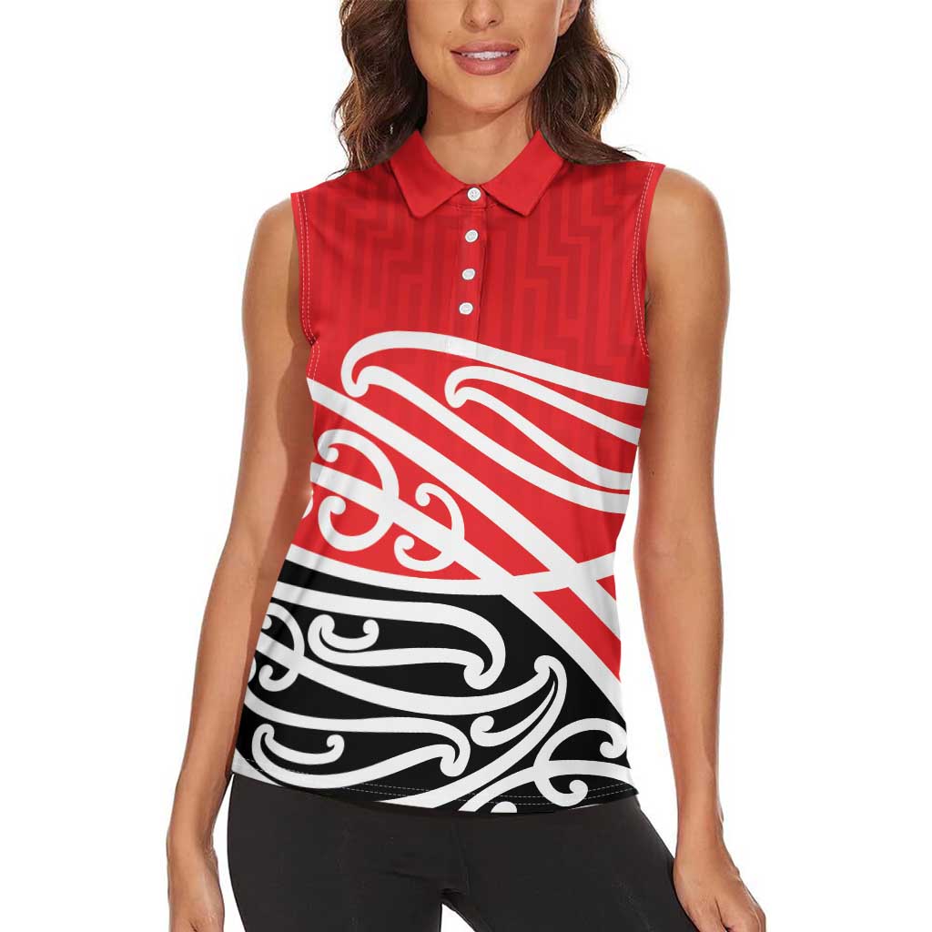 All Red New Zealand Kowhai Ngutukak Women Sleeveless Polo Shirt - Aussie Hoodie