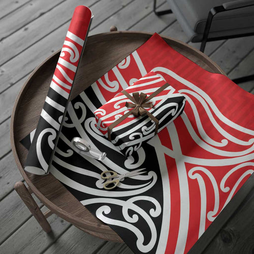All Red New Zealand Kowhai Ngutukak Wrapping Paper - Aussie Hoodie