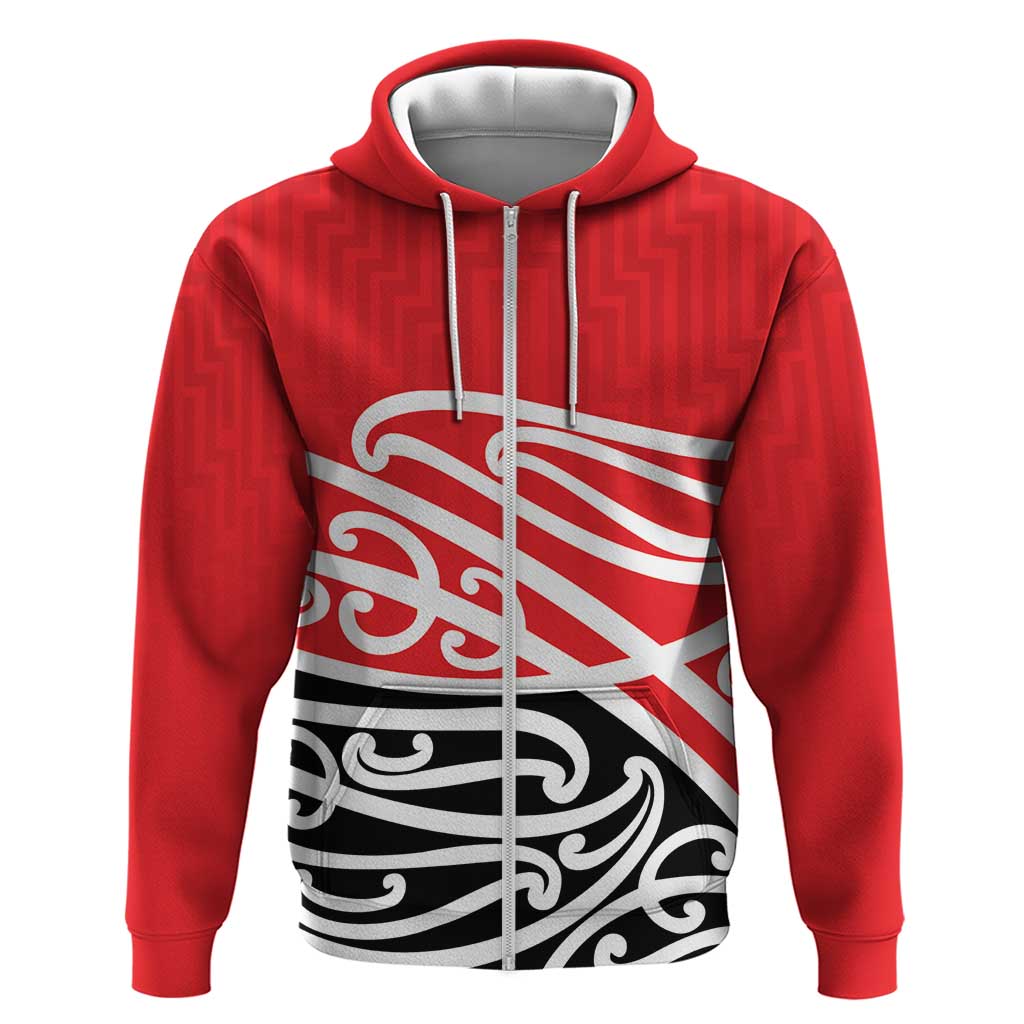 All Red New Zealand Kowhai Ngutukak Zip Hoodie - Aussie Hoodie