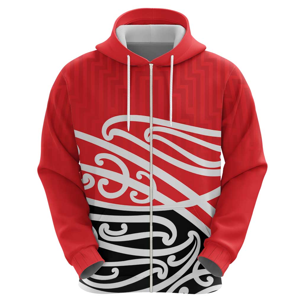 All Red New Zealand Kowhai Ngutukak Zip Hoodie - Aussie Hoodie