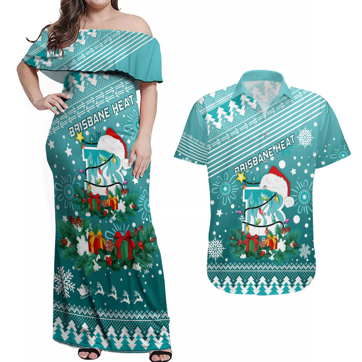 custom-heat-bbl-couples-matching-off-shoulder-maxi-dress-and-hawaiian-shirt-christmas-vibe-2023