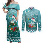 custom-heat-bbl-couples-matching-off-shoulder-maxi-dress-and-long-sleeve-button-shirt-christmas-vibe-2023