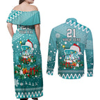 custom-heat-bbl-couples-matching-off-shoulder-maxi-dress-and-long-sleeve-button-shirt-christmas-vibe-2023