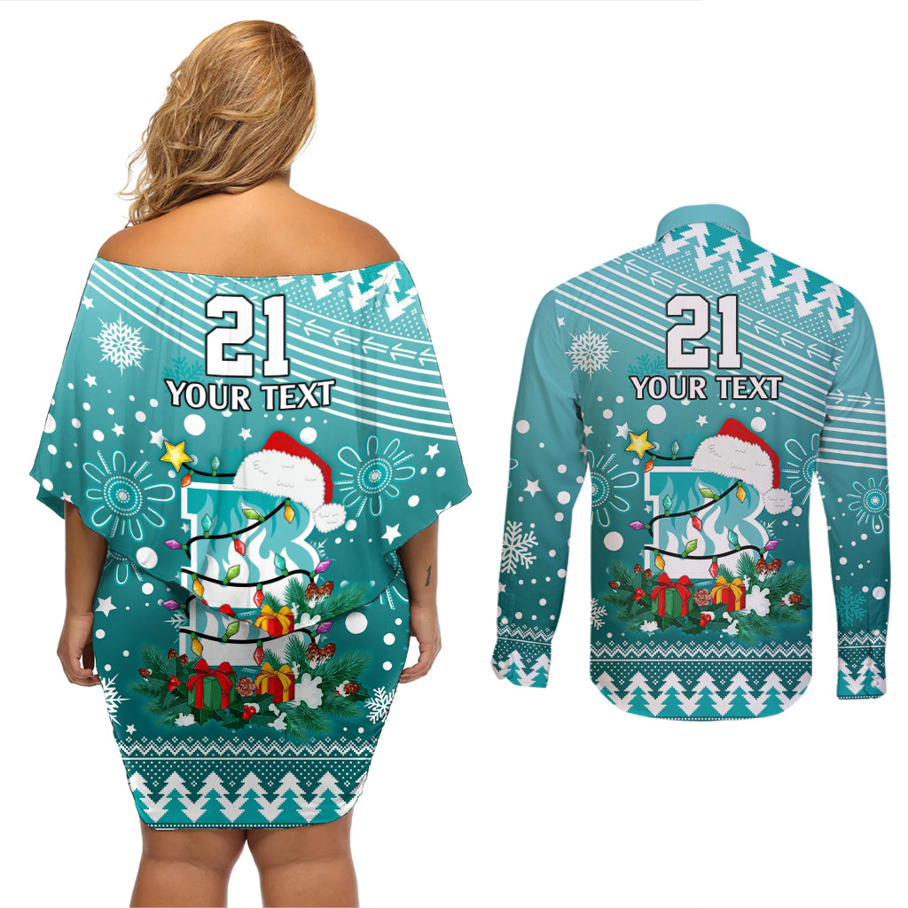custom-heat-bbl-couples-matching-off-shoulder-short-dress-and-long-sleeve-button-shirt-christmas-vibe-2023