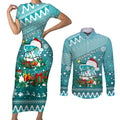 custom-heat-bbl-couples-matching-short-sleeve-bodycon-dress-and-long-sleeve-button-shirt-christmas-vibe-2023