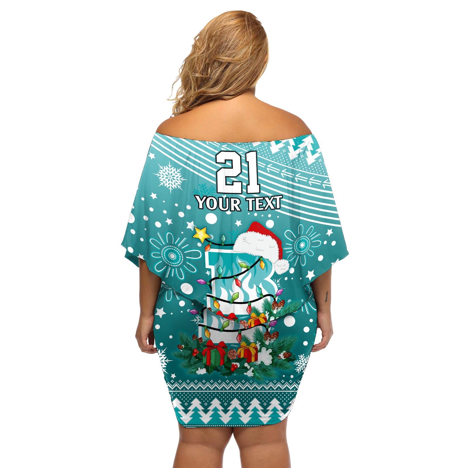 custom-heat-bbl-off-shoulder-short-dress-christmas-vibe-2023